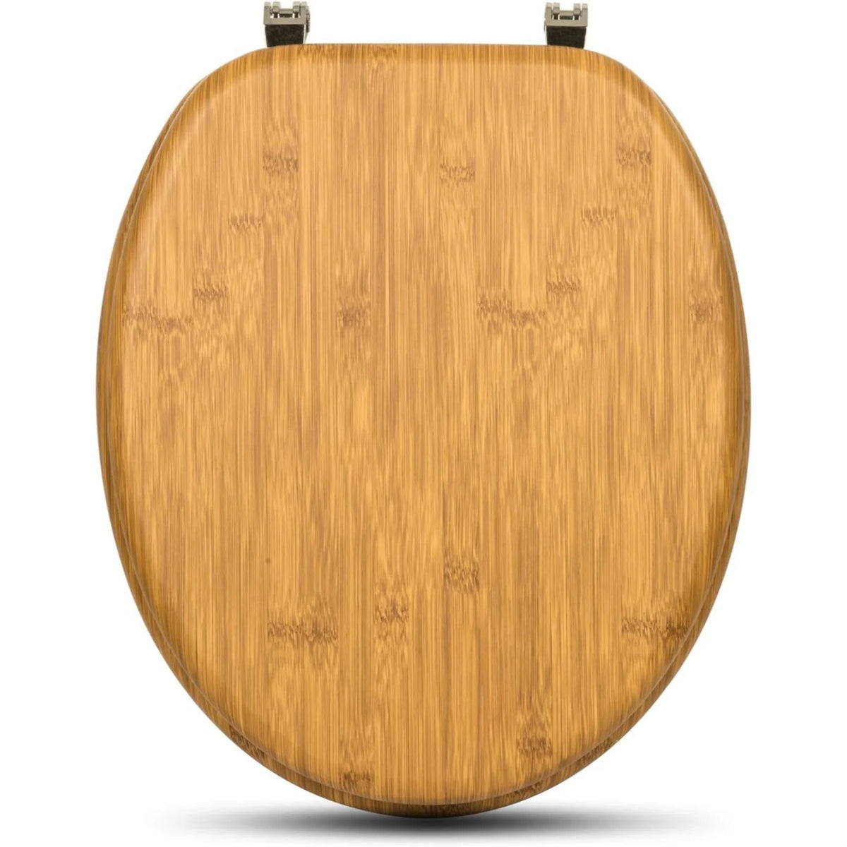 Universal MDF O-Shaped Toilet Lid Toilet Seat with Soft Close 360° Adjustable Hinges Suitable for Bathroom
