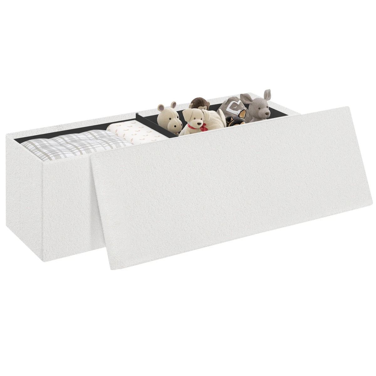 Opbergbank teddy – Opvouwbaar – 135 liter – 110 x 38 x 38 cm