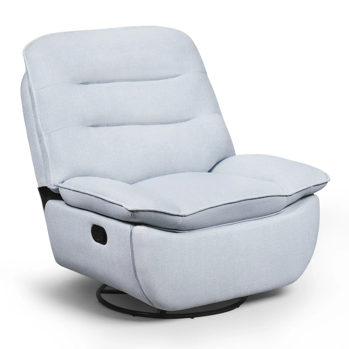 Draaibare relaxfauteuil – 360° draaibaar – Met voetensteun – 30° schommelfunctie