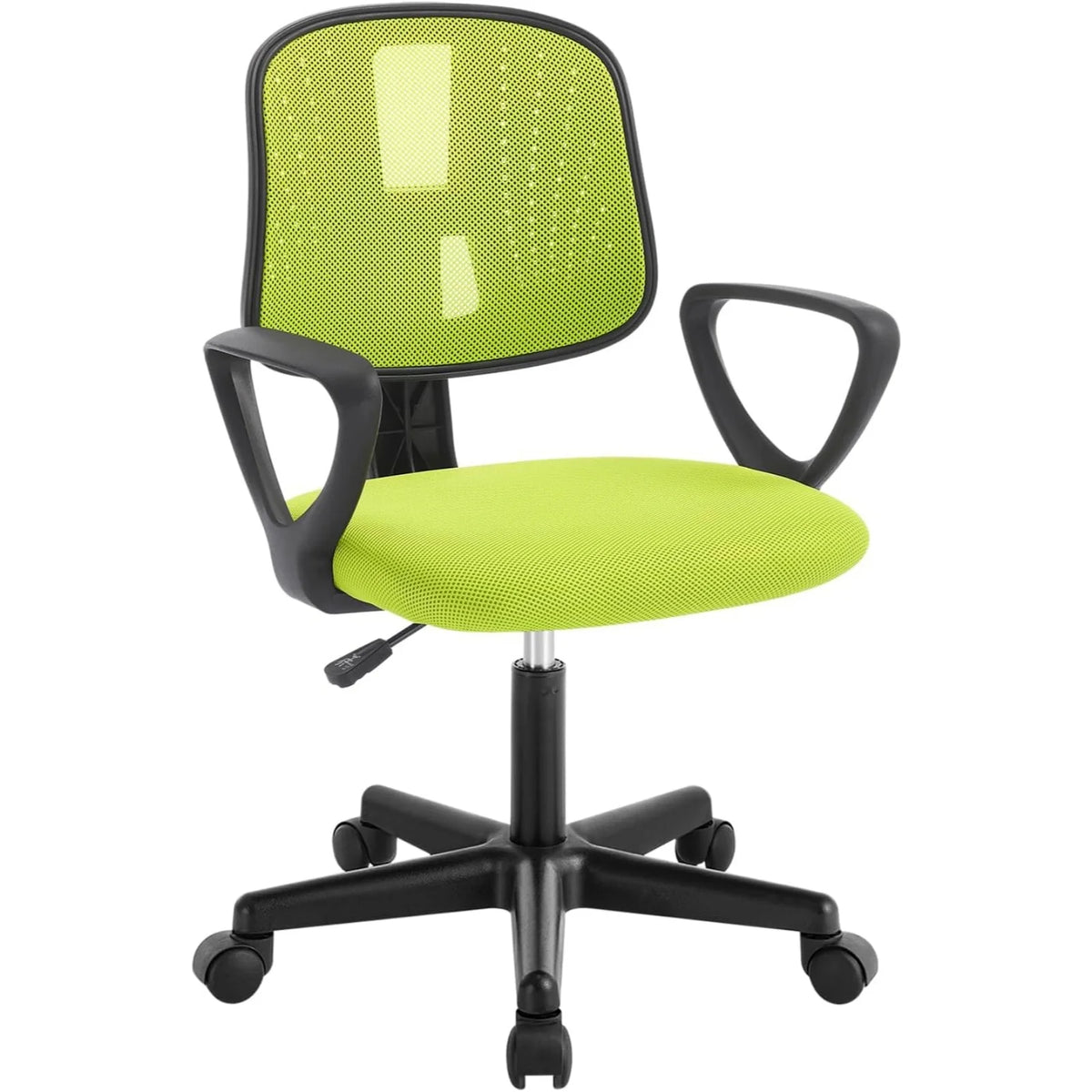 Kinderbureaustoel – Verstelbare zithoogte 38,5–50,5 cm – Meebewegende rugleuning – Mesh