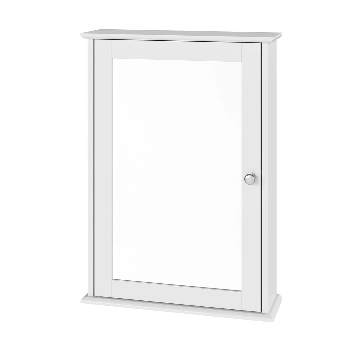 Spiegelkast badkamer – Wit – Verstelbare plank – 42 × 58,5 × 12 cm