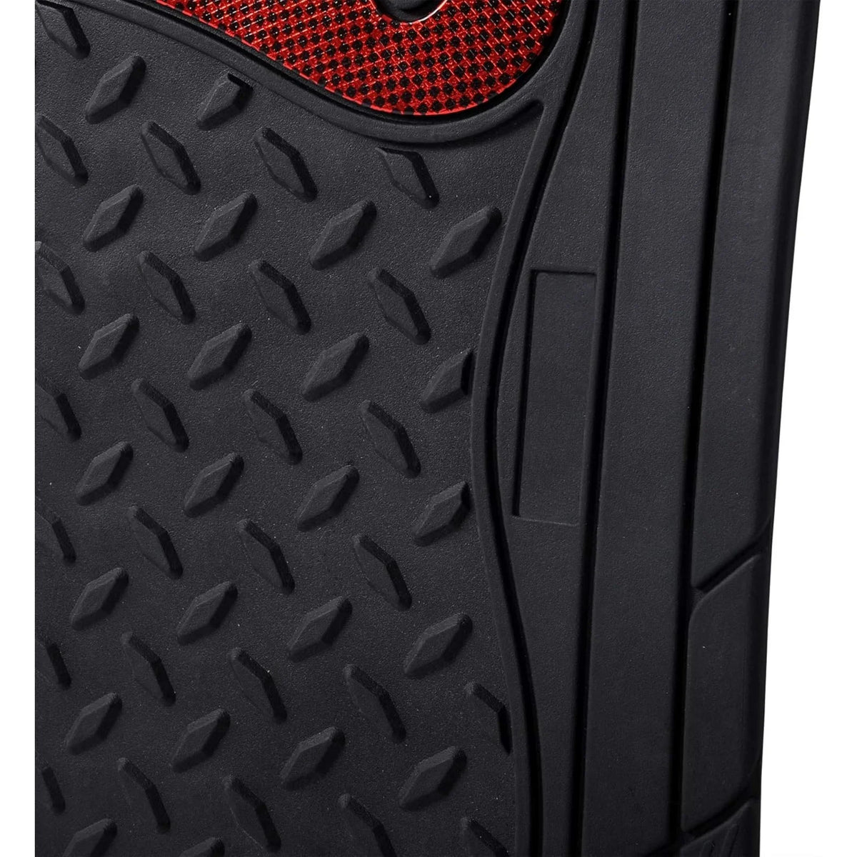 Universal 4PCS Rubber Car Mats Floor Mats Carpet Waterproof Non-Slip