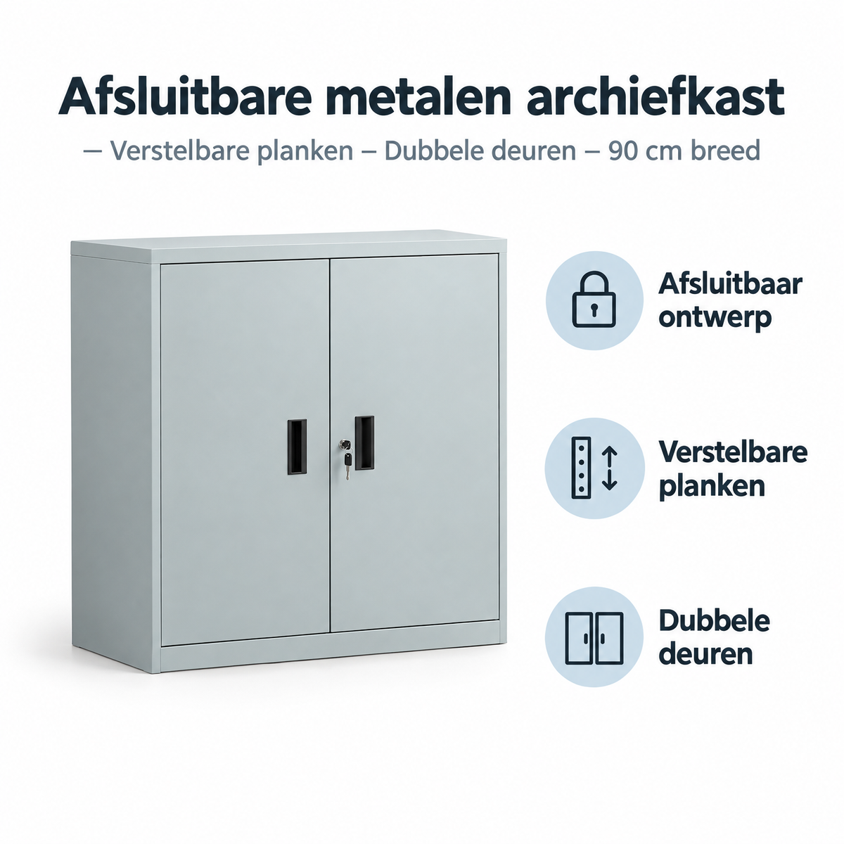 Belangrijkste voordelen en eigenschappen van afsluitbare metalen archiefkast