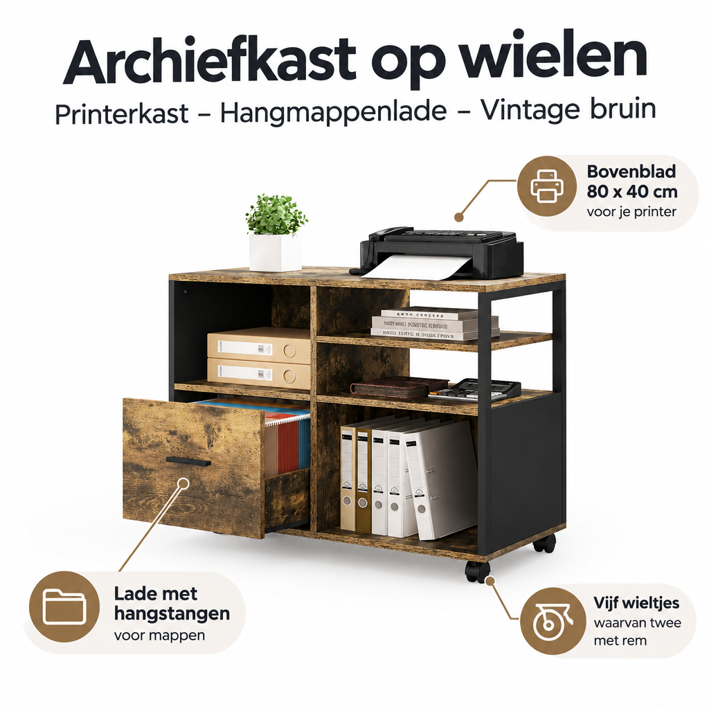 Belangrijkste voordelen en eigenschappen van archiefkast op wielen