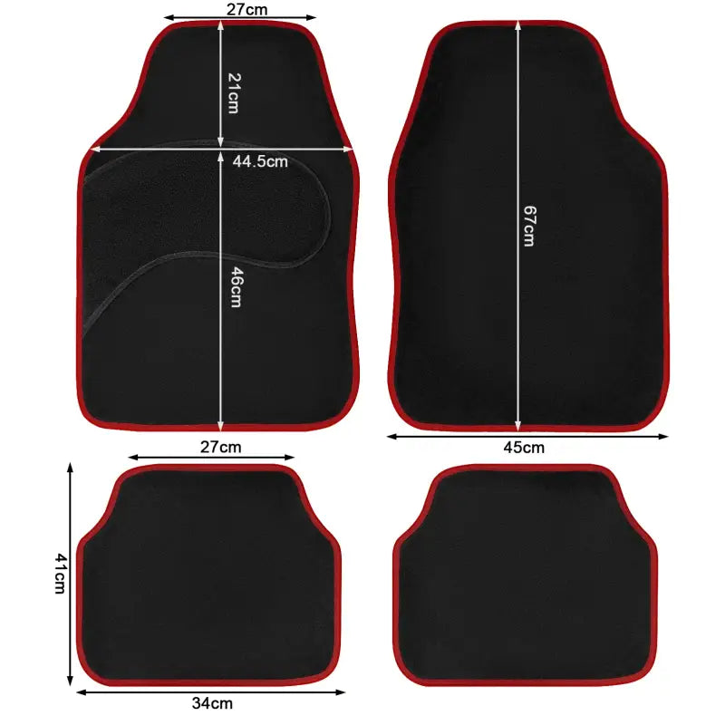 BukkitBow - Automatten Set - Tapijt en PP Stof - Voor-