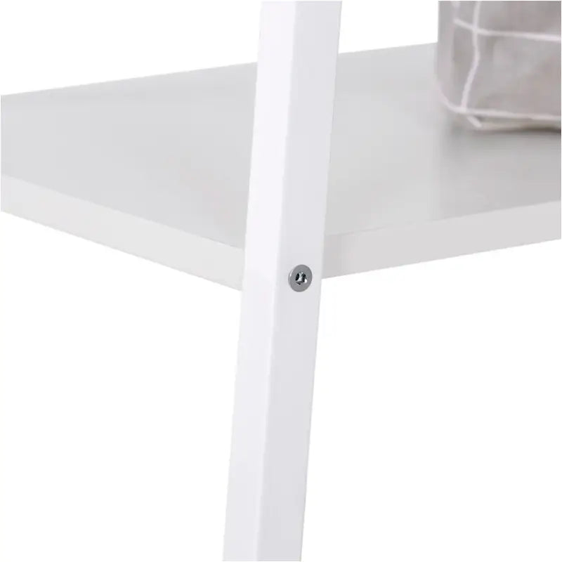 BukkitBow bureau met 2 opbergplanken, spaanplaat tafelblad en metalen frame, werkstation van 120x60cm in een kantooromgeving.