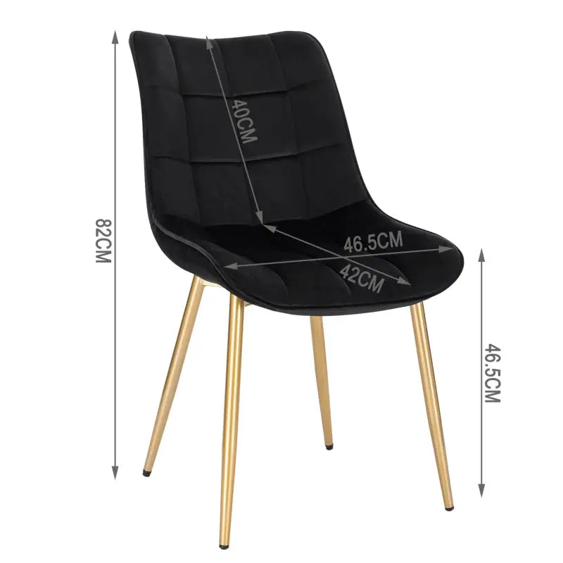 BukkitBow eetkamerstoel met ergonomisch ontwerp, stevige constructie, vloerbescherming, 82 cm hoog, geschikt voor diverse interieurstijlen.