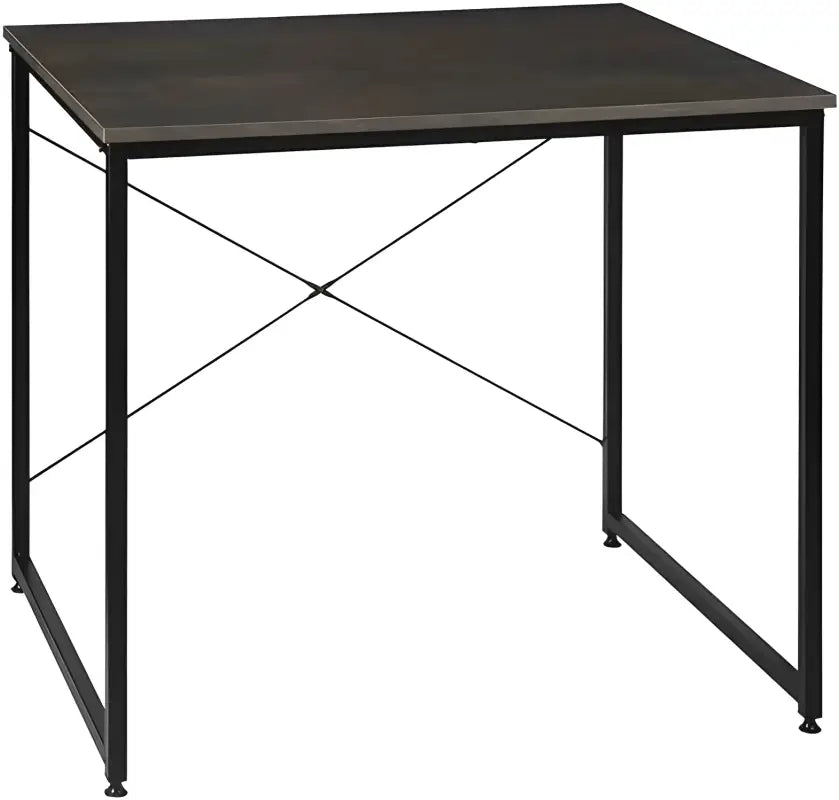 BukkitBow computertafel bureau van spaanplaat en metaal, 80x60x70cm, geschikt voor thuiskantoor of werkruimte