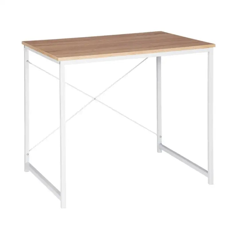 BukkitBow computertafel bureau van spaanplaat en metaal, 80x60x70cm, geschikt voor kantoor of thuisgebruik