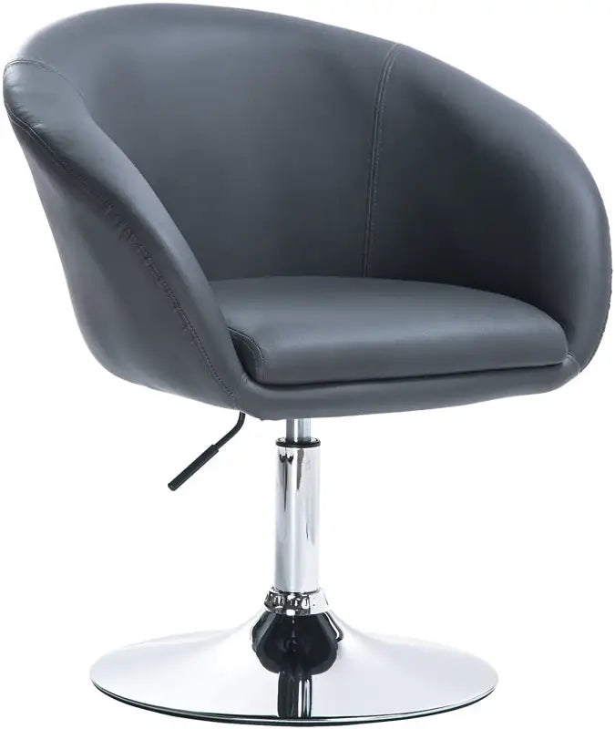 Luxe BukkitBow barkruk in kunstleer, linnen of fluweel met verchroomd staal, verstelbaar en ergonomisch, zithoogte 44-57 cm.