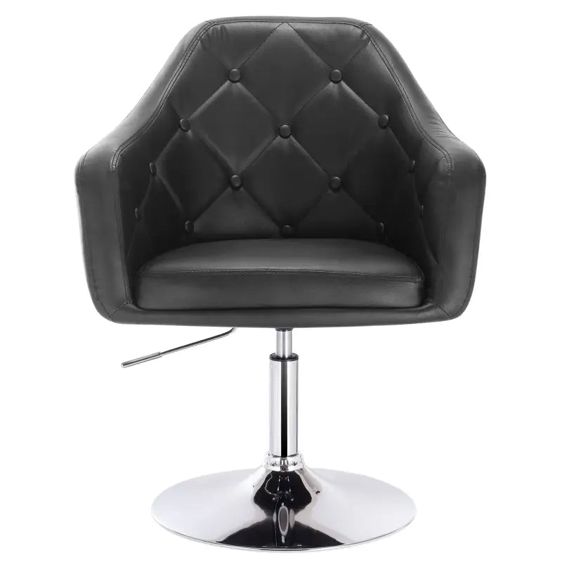 Luxe barkruk van BukkitBow met kunstleer of fluweel, verchroomd staal, verstelbaar en draaibaar, zithoogte 46,5-62,5 cm.