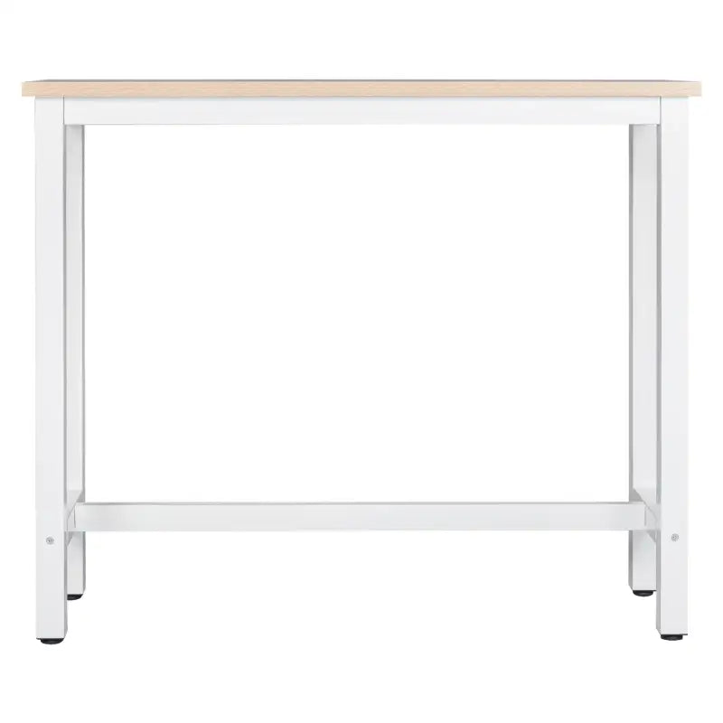 Luxe BukkitBow metalen bartafel voor binnen en buiten, rechthoekig, 120x40x100 cm, geschikt voor bar en loungegebruik.