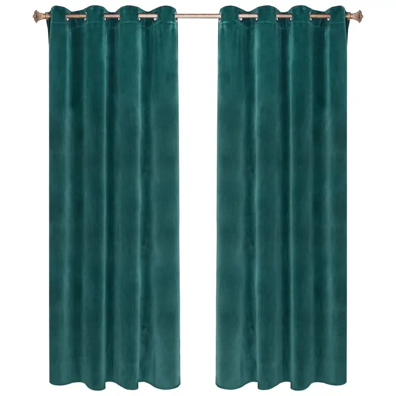 Luxe fluweel verduisteringsgordijn van BukkitBow, dubbel geweven, 140cm breed, in verschillende lengtes, met rijke textuur.