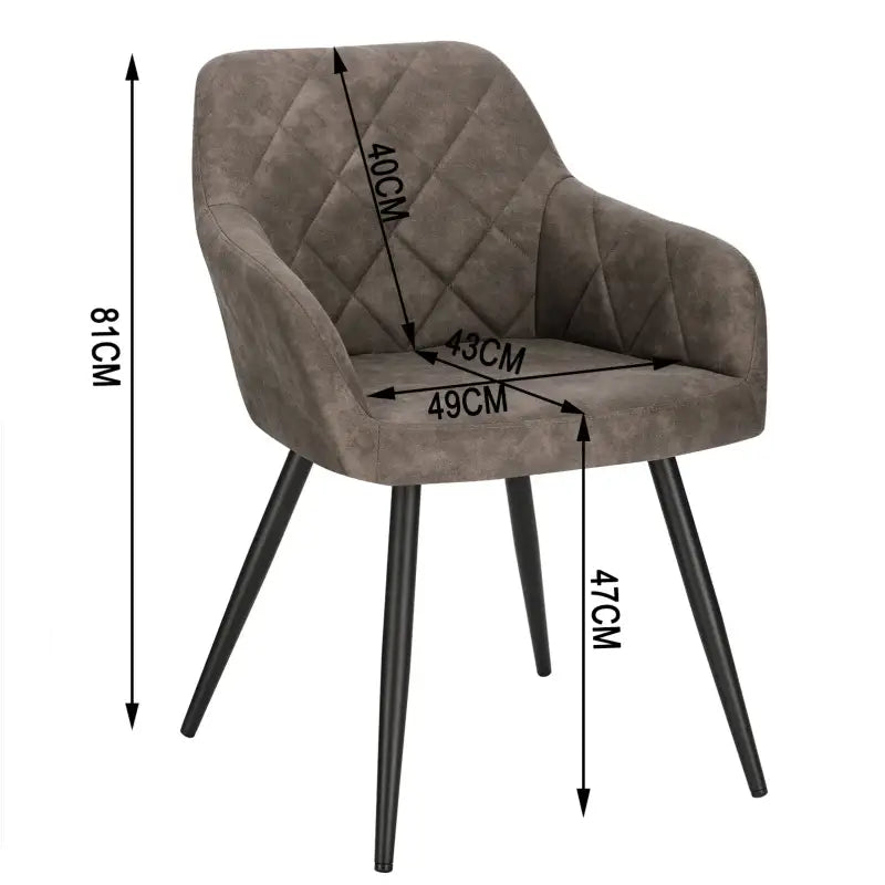 BukkitBow moderne eetkamerstoel van stof en fluweel, ergonomisch en comfortabel, stevige constructie, zithoogte 47 cm.