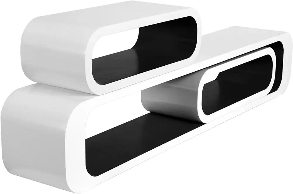 BukkitBow - Moderne Zwevende Wandplanken Set - 3-delig