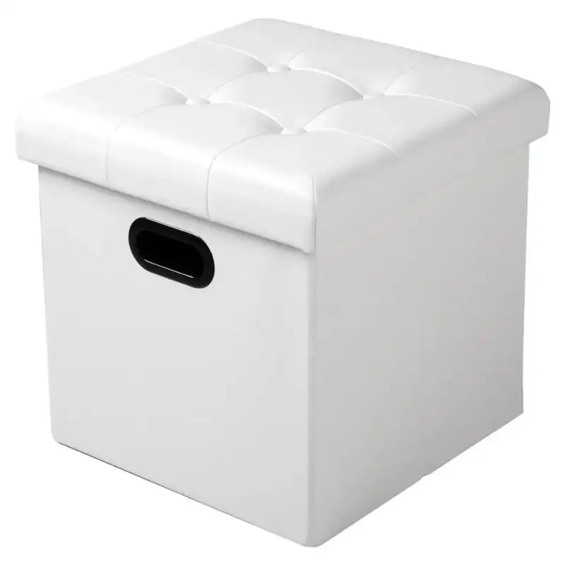BukkitBow opbergpoef in leder en fluweel, comfortabel zitmeubel met 38L capaciteit en afmetingen 37,5x37,5x38 cm.