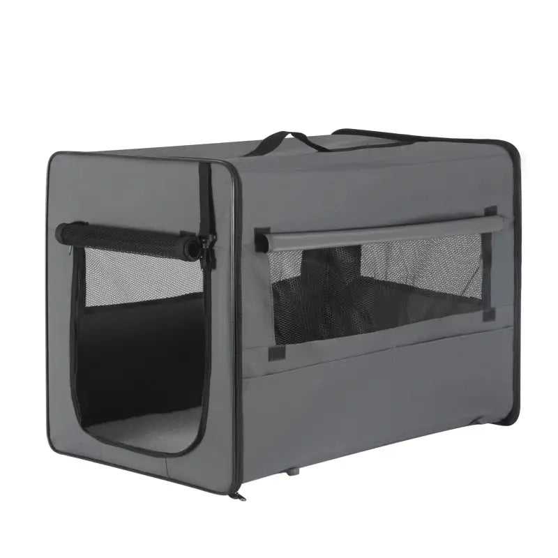 BukkitBow opvouwbare huisdieren draagtas met Oxford stof, metalen buizen en ventilatieroosters voor honden en katten.