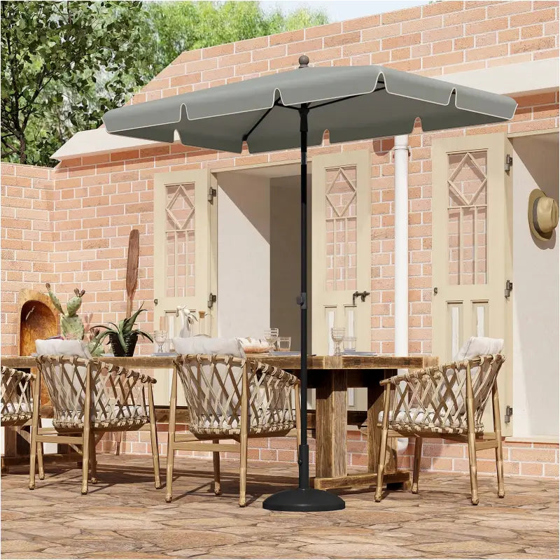 BukkitBow strandparasol UV-bestendig, waterdicht, 200x120 cm, 45° buigbaar voor schaduw en bescherming op het strand