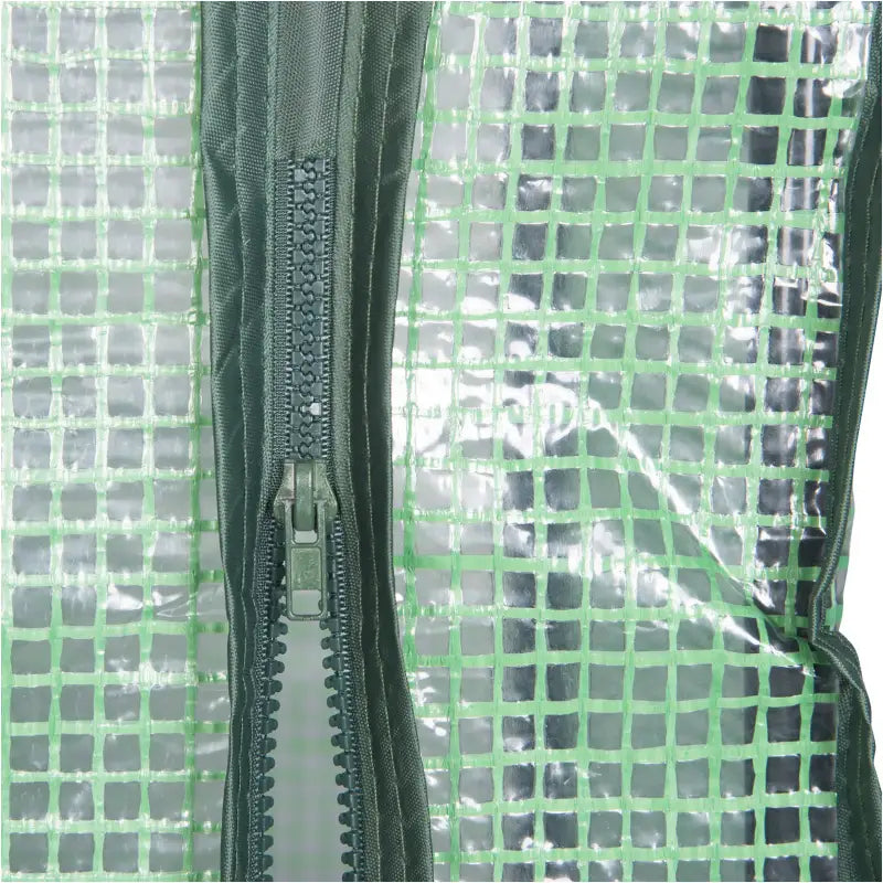 BukkitBow polytunnel tuinkas voor groenten, winterproof, compact met groot luik en vier bloemenplanken, 69x49x158 cm