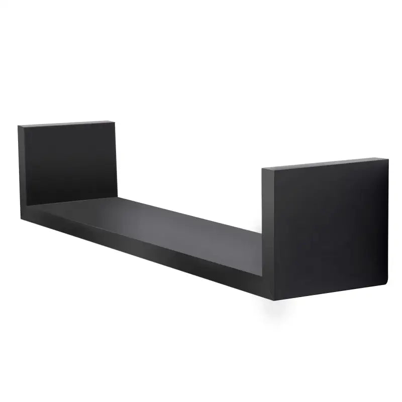 Set van 3 houten boekenplanken van BukkitBow in verschillende afmetingen voor muurmontage, ideaal voor boeken en decoratie.