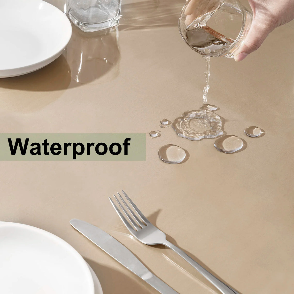Transparante BukkitBow tafelbeschermer van 1mm of 2mm PVC, waterdicht en kristalhelder, beschermhoes voor tafel.