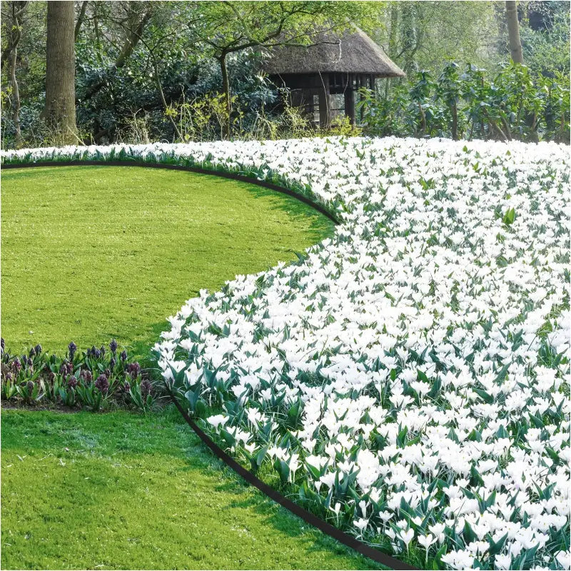 Flexibele BukkitBow tuinrand en gazonrand van 10m, UV- en weerbestendig, in diverse kleuren, inclusief montage materiaal.