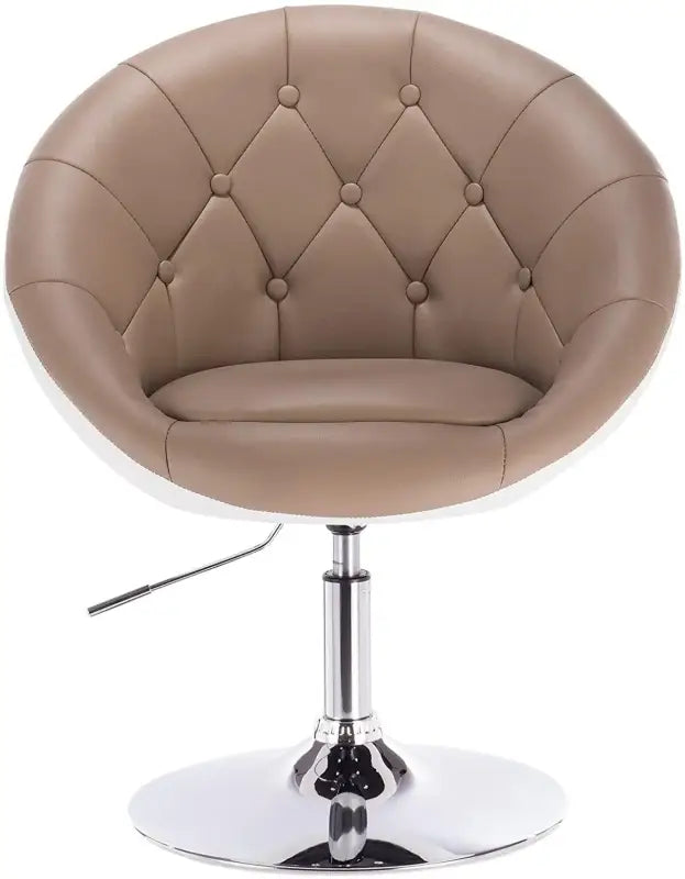 BukkitBow verstelbare barkruk met verchroomd staal, synthetisch leer of fluweel, ergonomisch design en armleuningen, zithoogte 45-57cm.