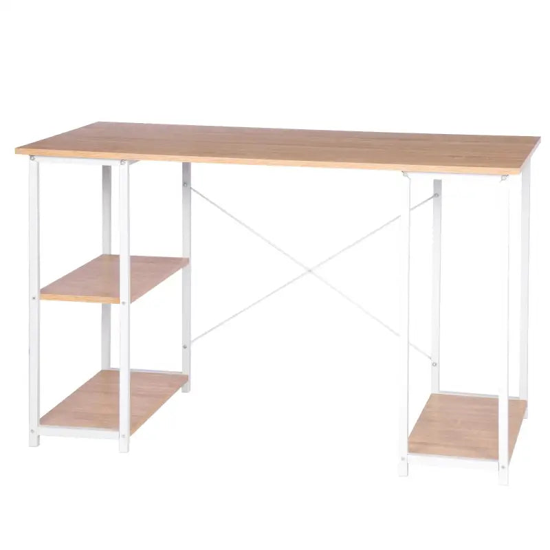 BukkitBow - Bureau - Licht Eikenhout en Stalen Structuur