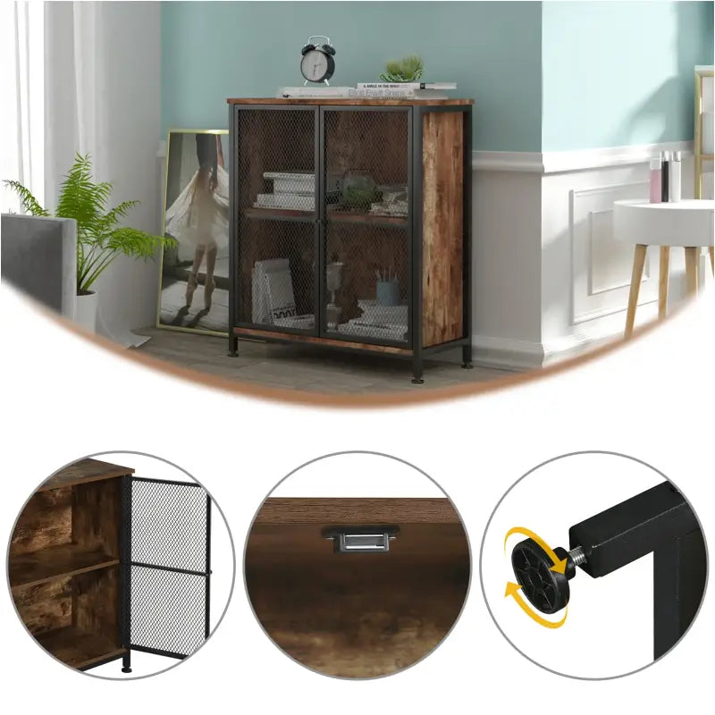 BukkitBow - Industriële Dressoir - Ruime Opbergruimte