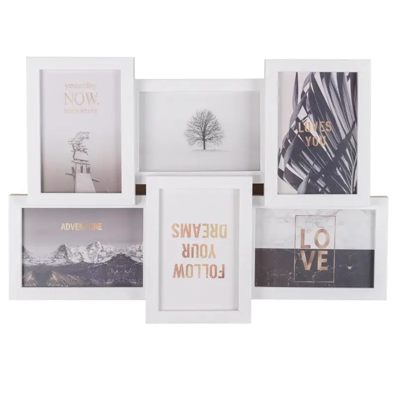 BukkitBow - MDF 3D Fotolijst Collage - Klassiek Ontwerp