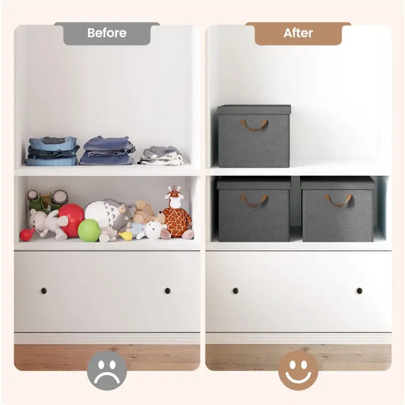 BukkitBow - Opbergdoos met Handvaten - Stoffen Opbergbox