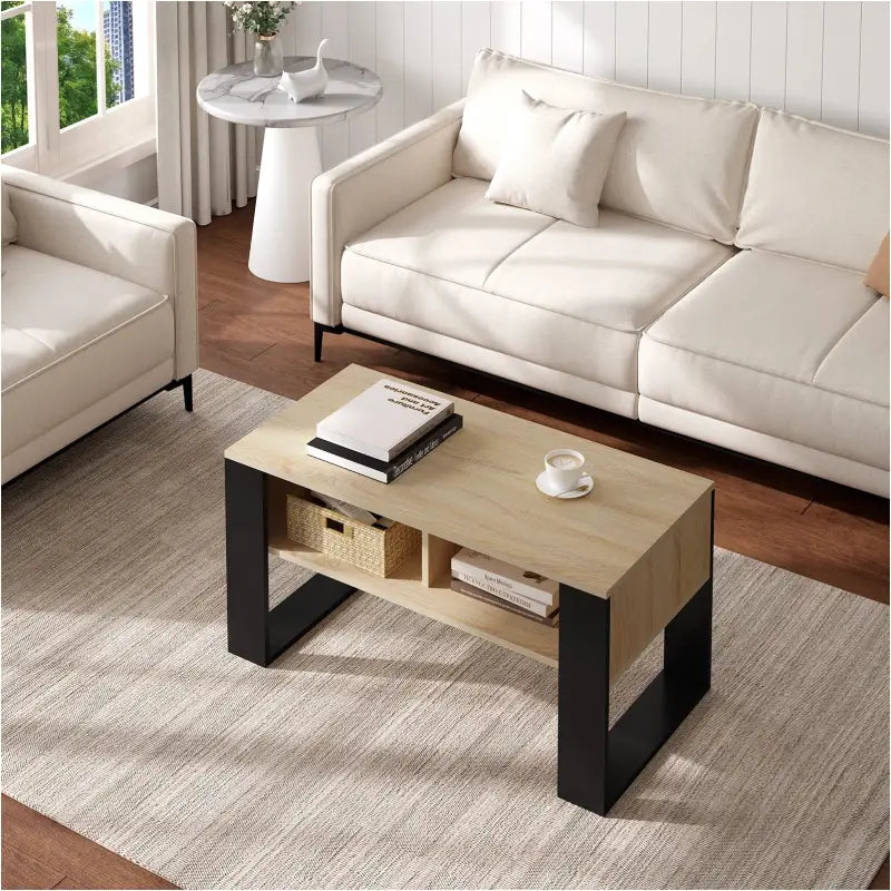 BukkitBow - Robuuste Salontafel - Licht of Donker Hout