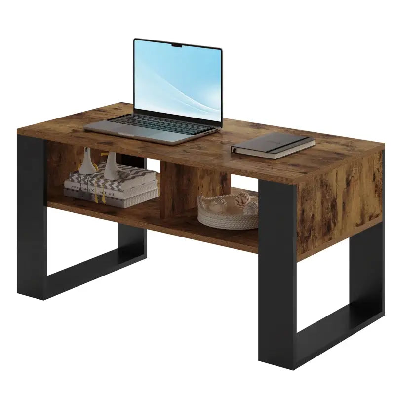 BukkitBow - Robuuste Salontafel - Licht of Donker Hout