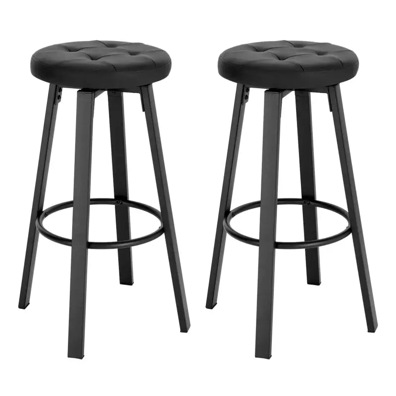 BukkitBow - Set van 2 Barkrukken - Vintage Kunstleer