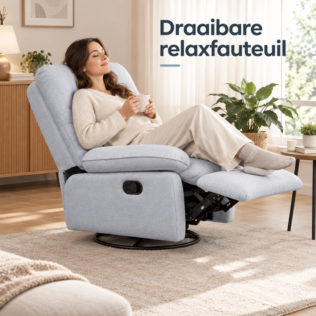 draaibare relaxfauteuil in gebruik in een passende praktijksituatie