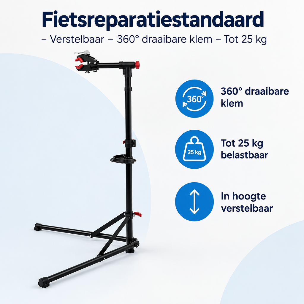 Overzicht van fietsreparatiestandaard met de belangrijkste productvoordelen