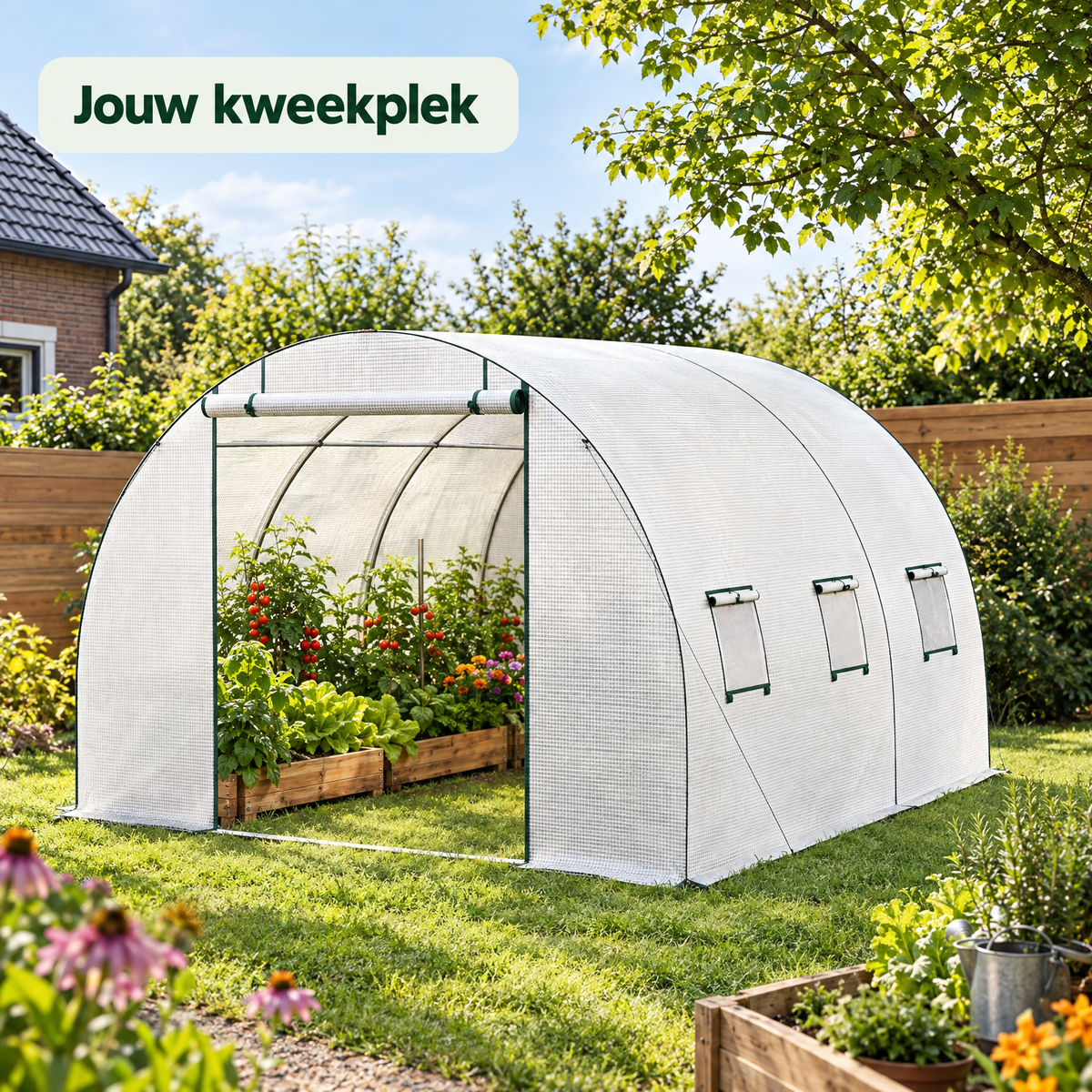 foliekas in gebruik in een passende praktijksituatie