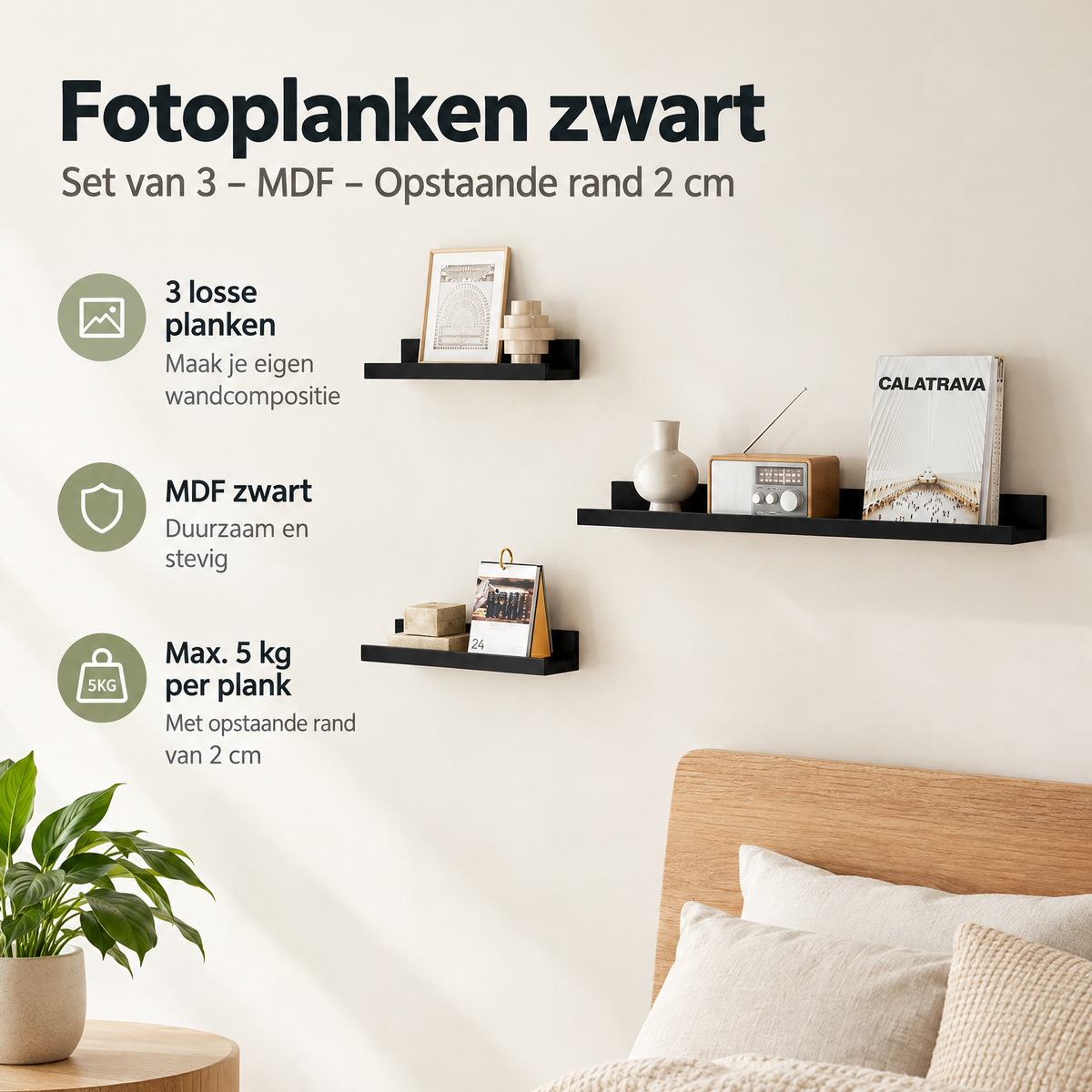 Praktische toepassing en keuzehulp voor fotoplanken zwart