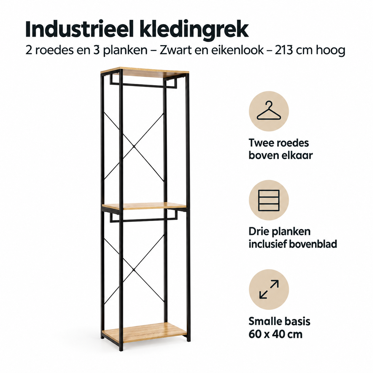 Belangrijkste voordelen en eigenschappen van industrieel kledingrek