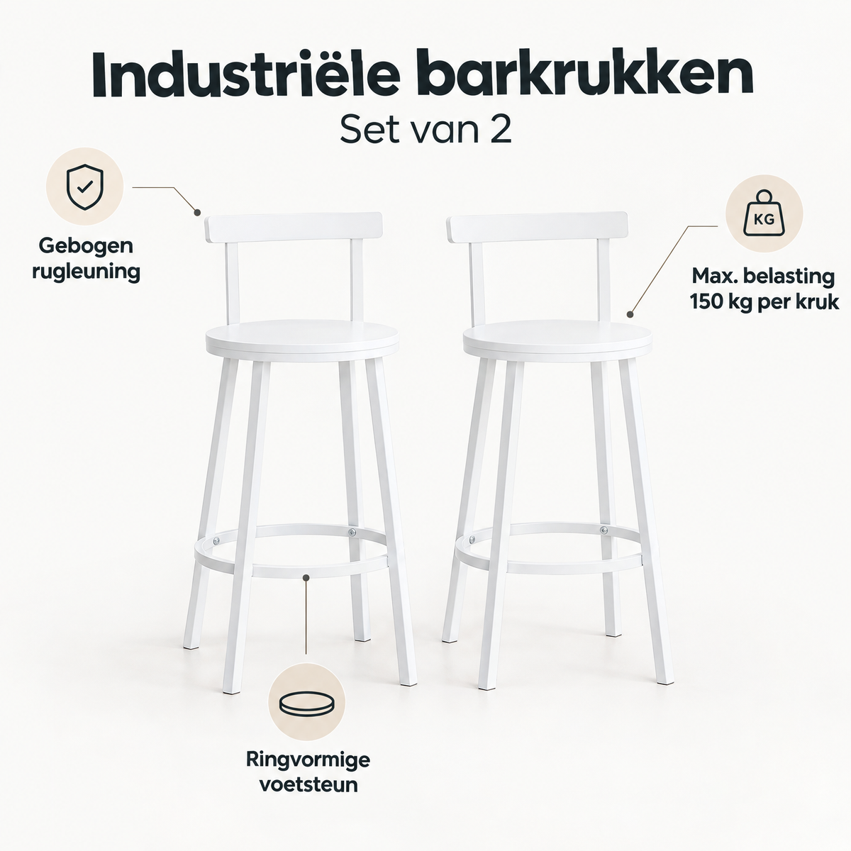Belangrijkste voordelen en eigenschappen van industriële barkrukken