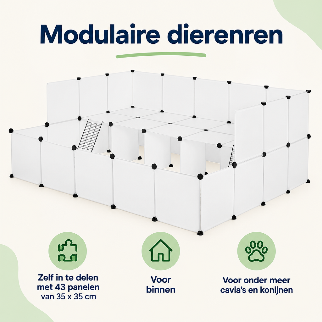 Overzicht van modulaire dierenren met de belangrijkste productvoordelen