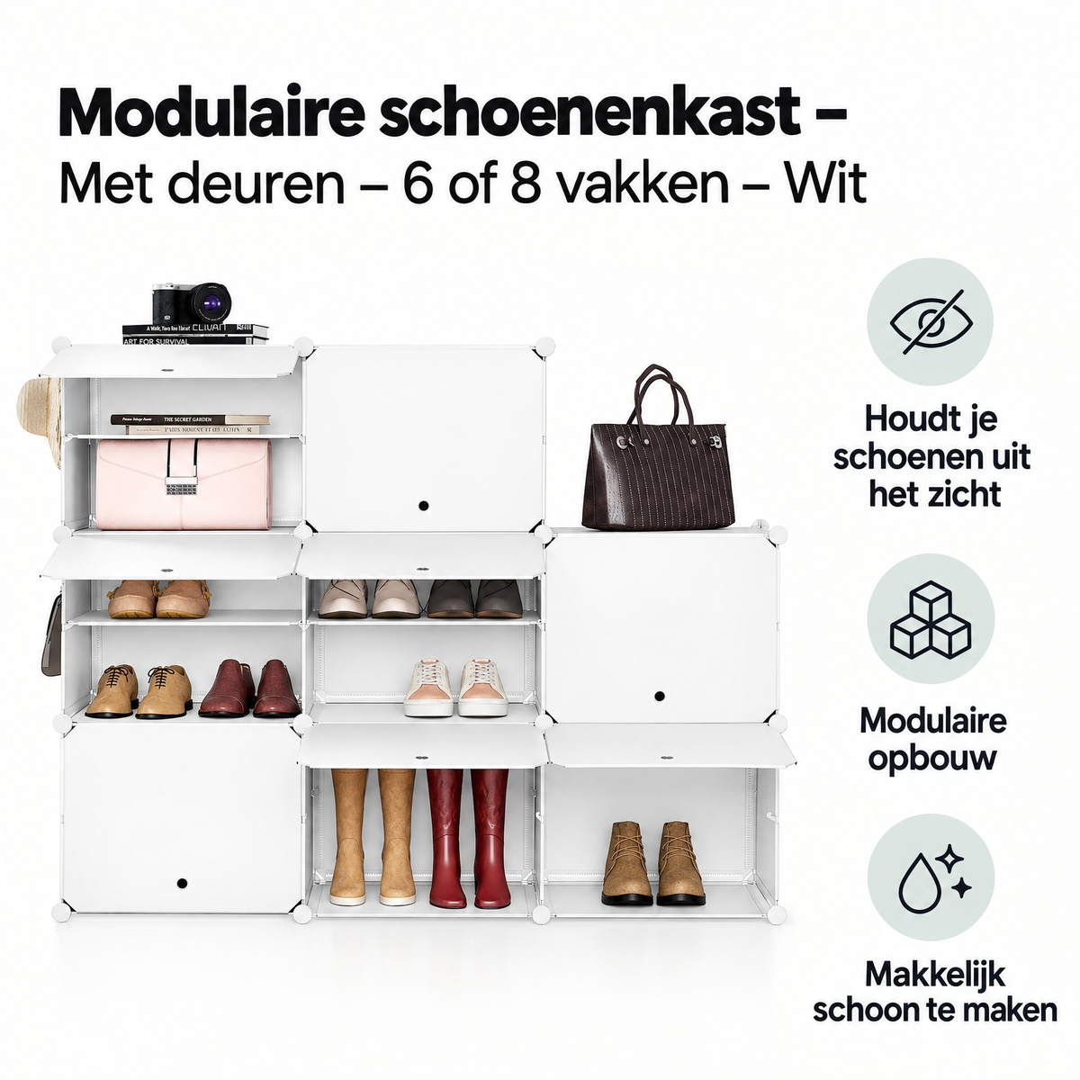 Belangrijkste voordelen en eigenschappen van modulaire schoenenkast