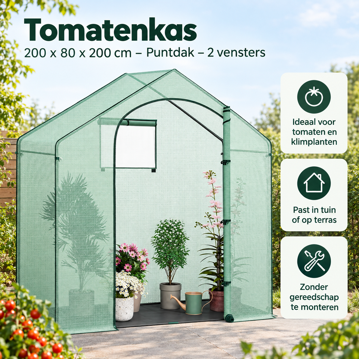 Praktische toepassing en keuzehulp voor tomatenkas