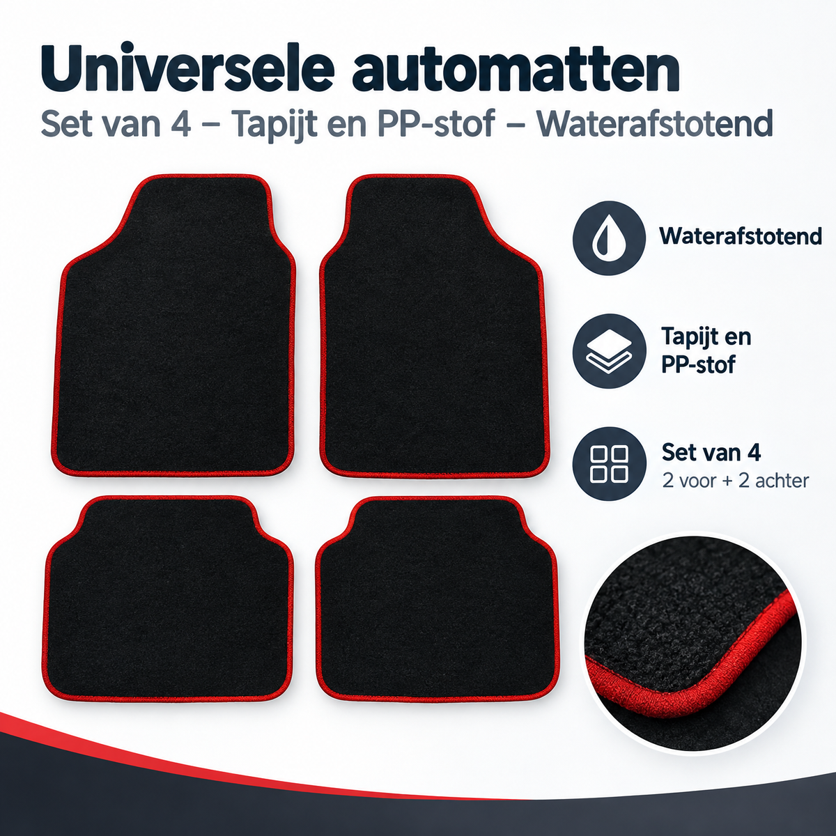 Afmetingen en productspecificaties van universele automatten