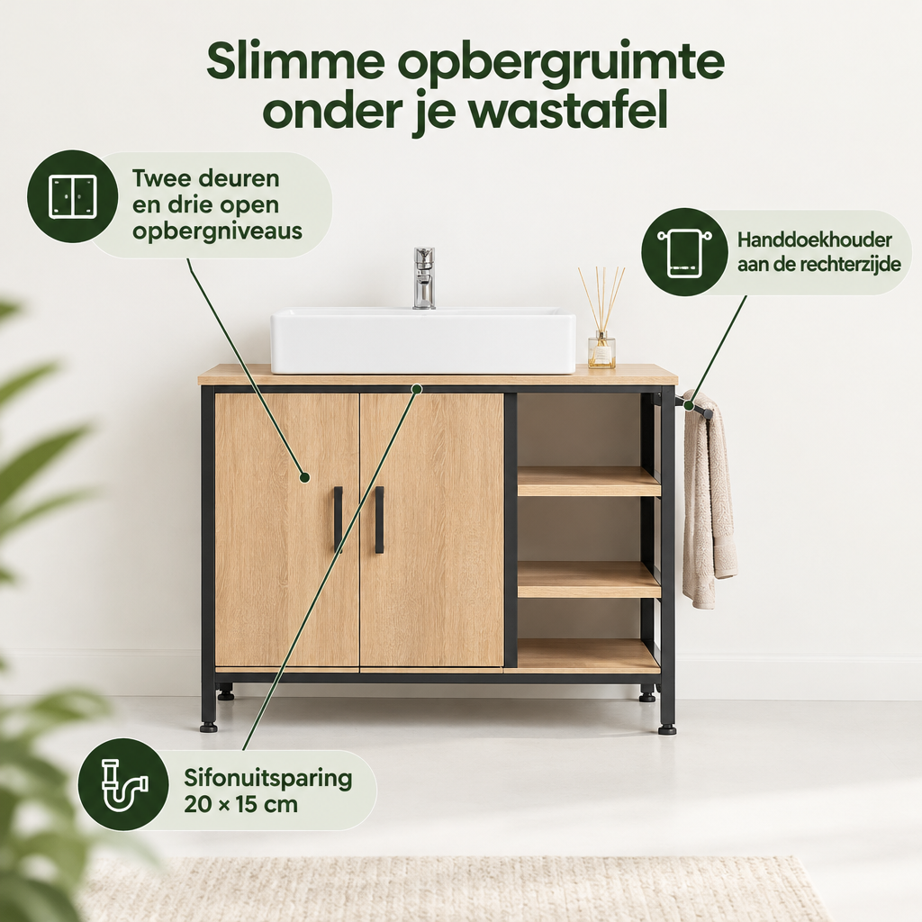 Belangrijkste voordelen en eigenschappen van wastafelonderkast 90 cm