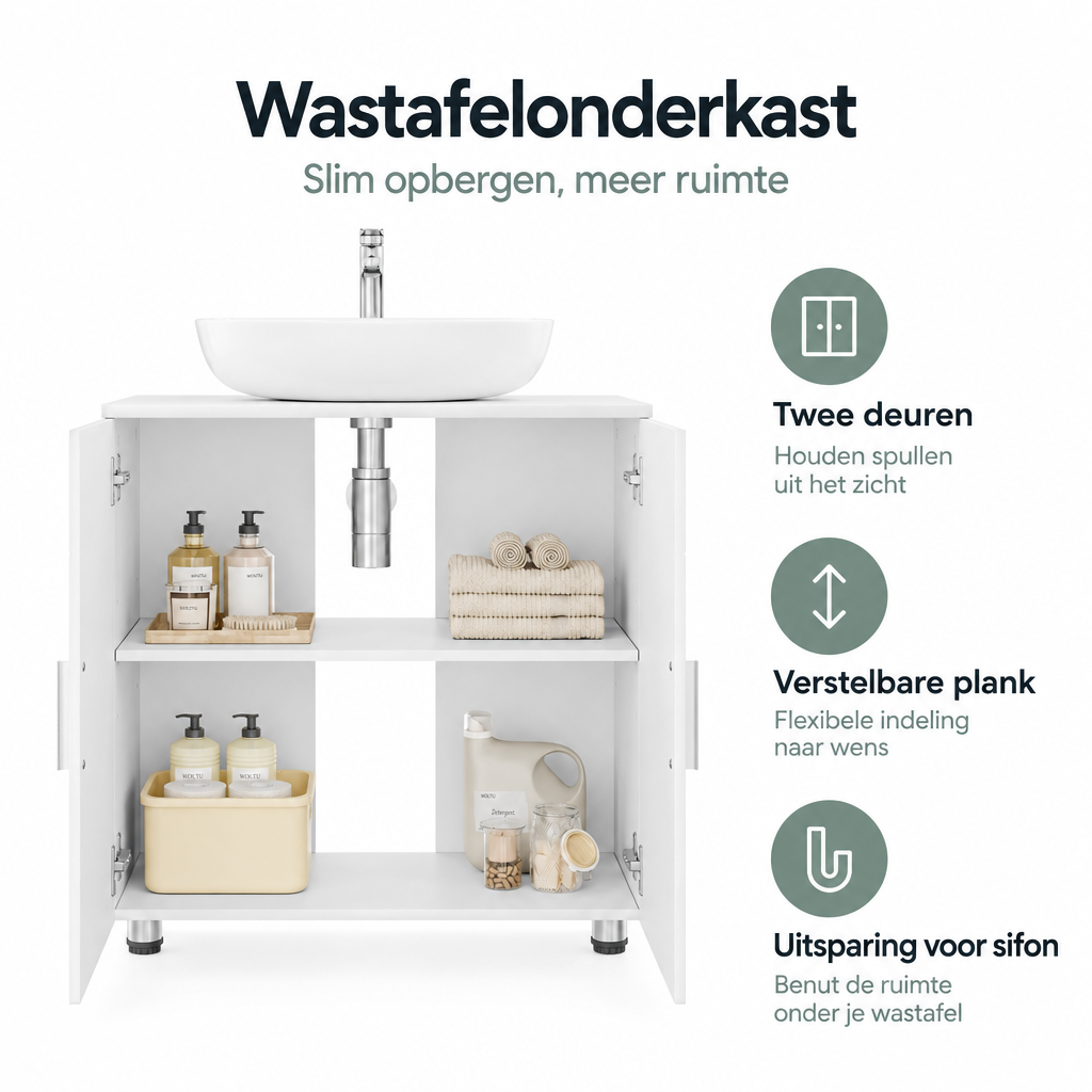 Belangrijkste voordelen en eigenschappen van wastafelonderkast