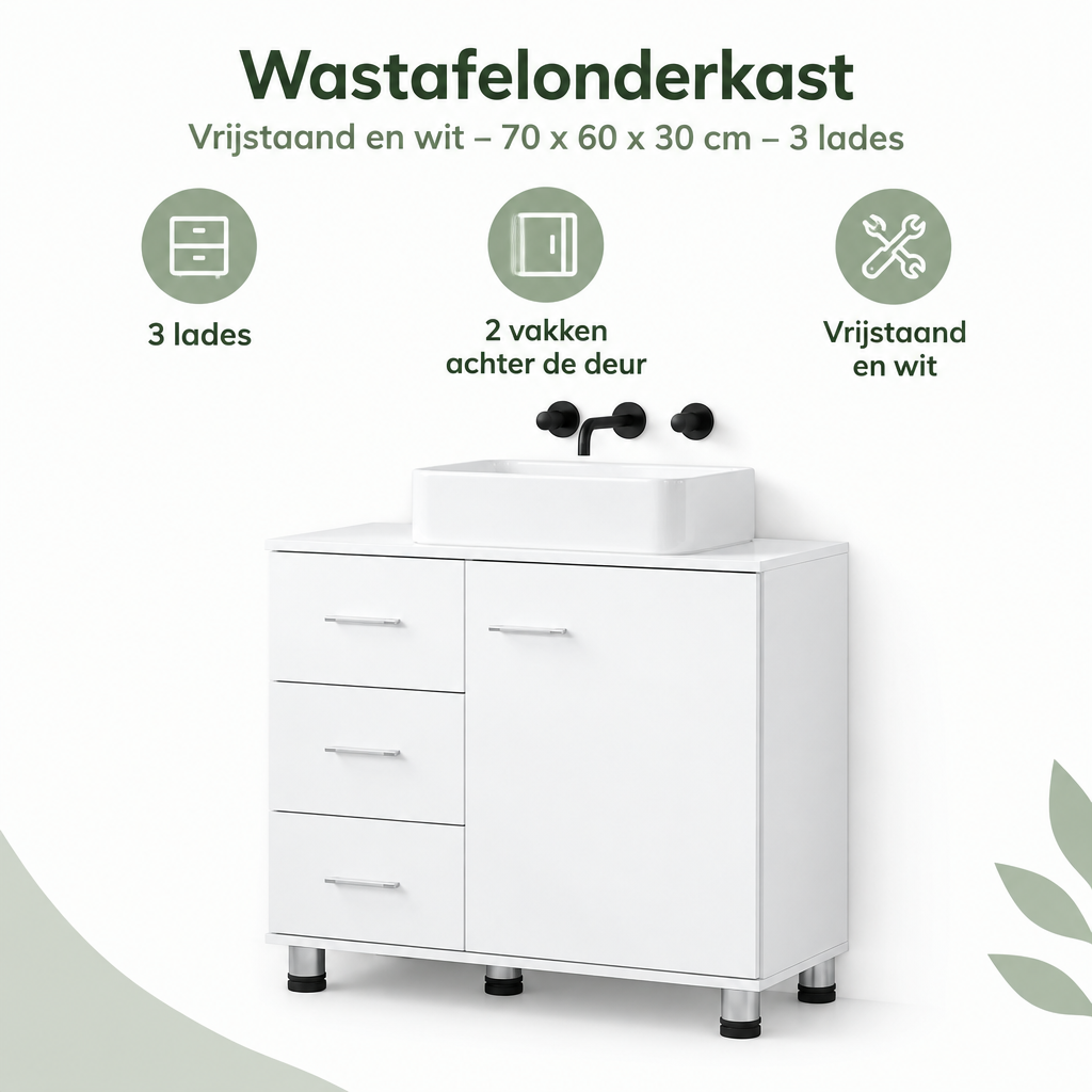Belangrijkste voordelen en eigenschappen van wastafelonderkast