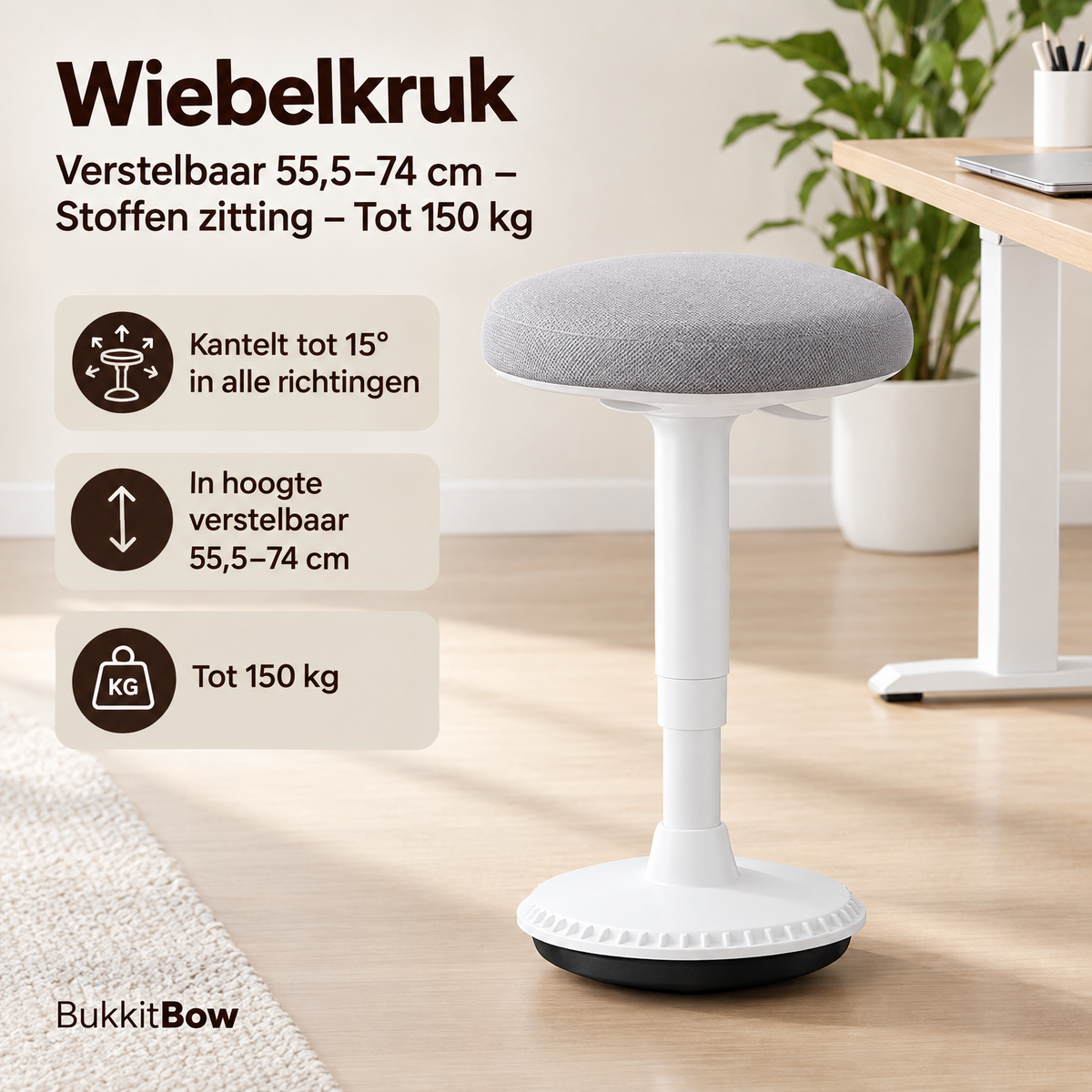 Praktische toepassing en keuzehulp voor wiebelkruk