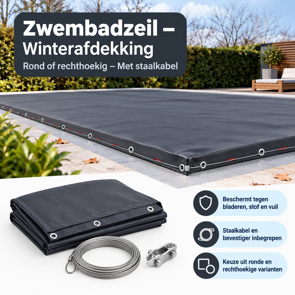 Praktische toepassing en keuzehulp voor zwembadzeil