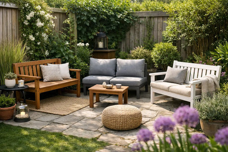 Welke tuinbank past in een kleine tuin?